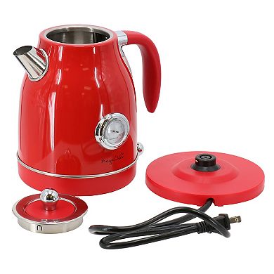 MegaChef 1.7-Liter Electric Tea Kettle & 2-Slice Toaster Combo