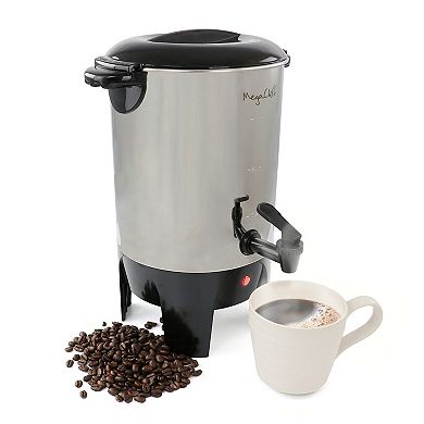 MegaChef 30-Cup Stainless Steel Coffee Urn