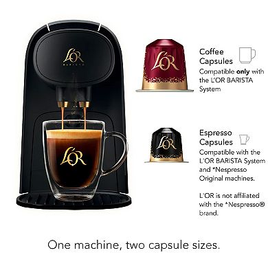 L'OR Barista Coffee and Espresso System with 30 Capsules