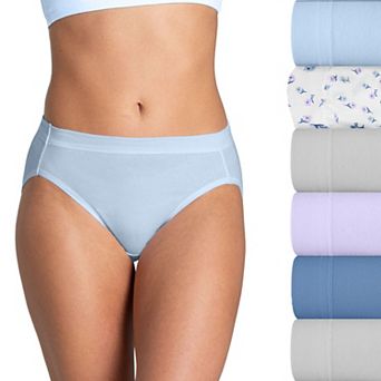 Women's Fruit of the Loom® 6-pack Stretch High-Cut Panty Set 6DCSSHC
