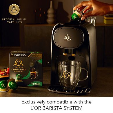 L'OR Coffee Capsules Medium & Dark Roast Variety Pack Aluminum Pods, 30 Count
