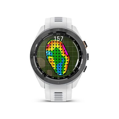 Garmin Approach S70 Golf Smartwatch with Powder Gray Silicone Band