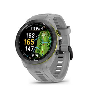Garmin Approach S70 Golf Smartwatch with Powder Gray Silicone Band