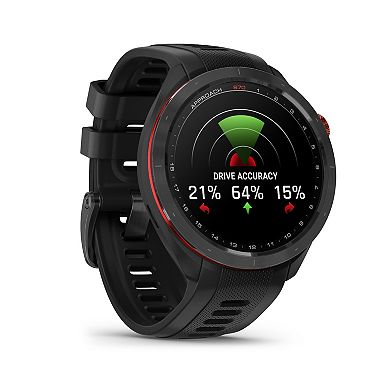 Garmin Approach S70 Golf Smartwatch with Black Silicone Band