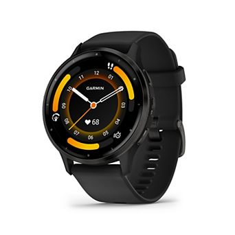 Garmin Venu 3 Smartwatch with Black Case & Silicone Band