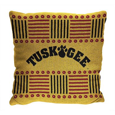 Tuskegee University 2-Pack Double-Sided Jacquard Throw Pillow