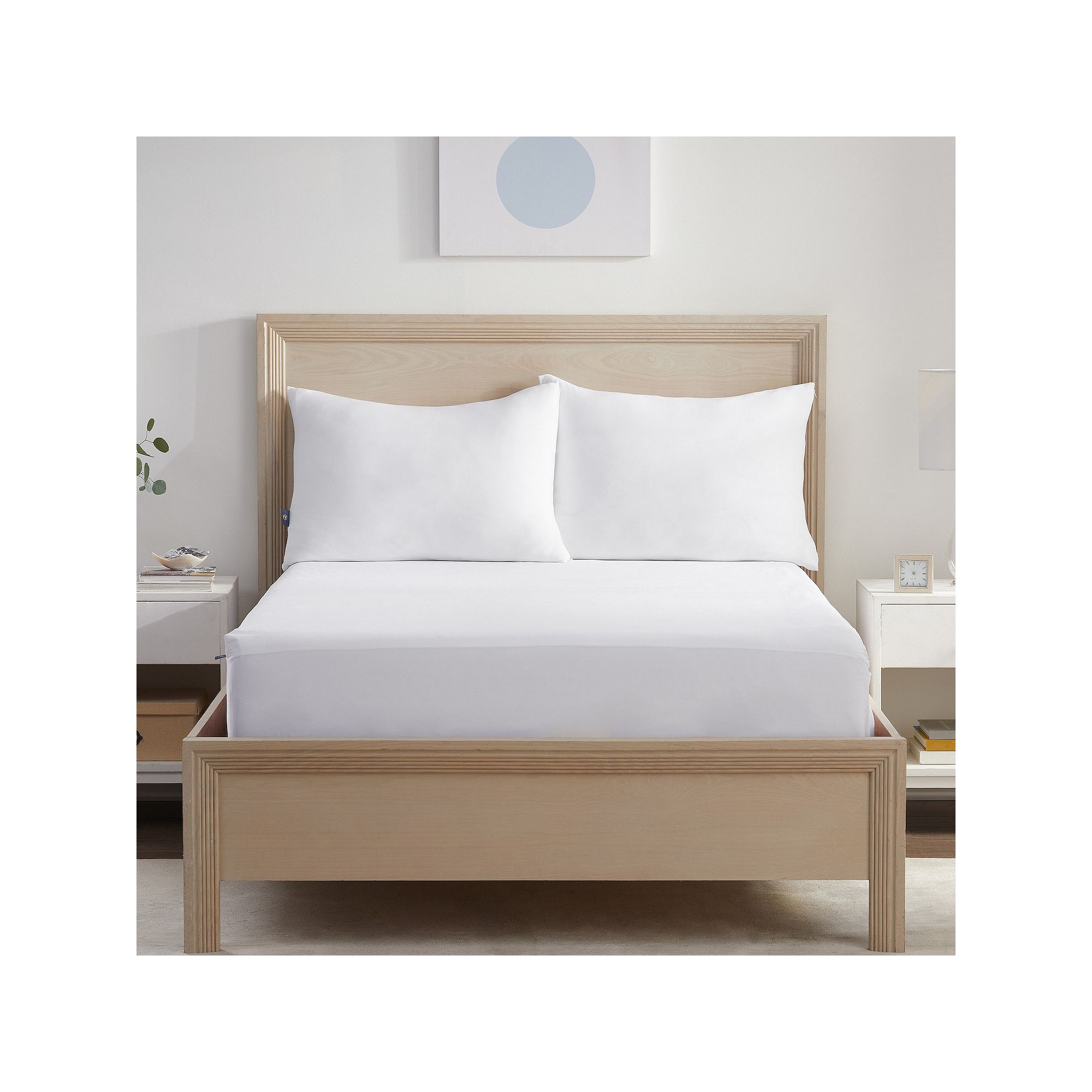 Serta® Power Chill Ultra Cooling Mattress Protector, White