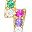 Gold Tone Rainbow