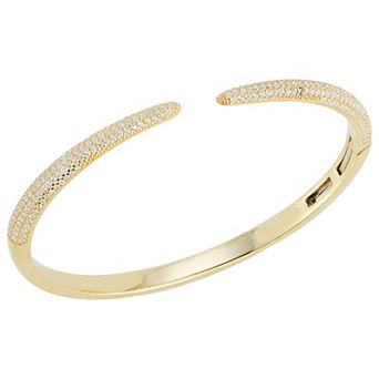 Sunkissed Sterling Cubic Zirconia Bangle Bracelet