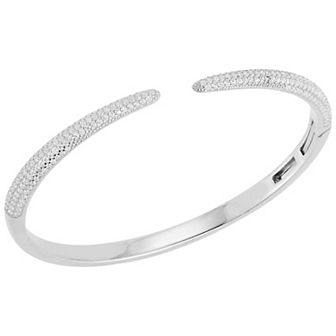 Sunkissed Sterling Cubic Zirconia Bangle Bracelet