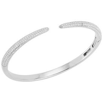 Sunkissed Sterling Cubic Zirconia Bangle Bracelet