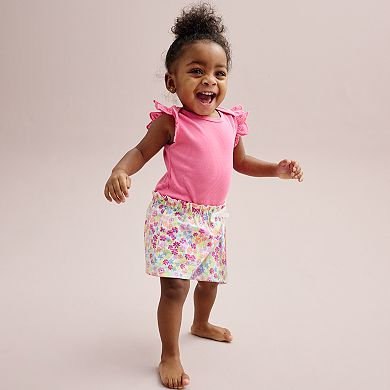 Baby Girl Jumping Beans Paperbag Waist Shorts
