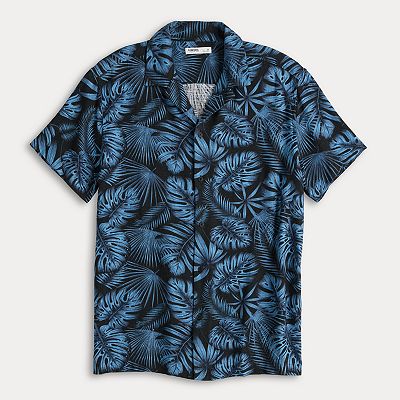 Men's Sonoma Goods For Life® Short Sleeve Camp Collar Shirt