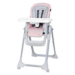 Gymax Baby High Chair Folding Baby Dining Chair w/ Adjustable Height & - Grey