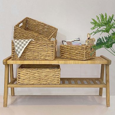 Sonoma Goods For Life?? Natural Everyday Wide Wicker Basket