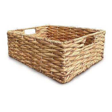 Sonoma Goods For Life?? Natural Everyday Wide Wicker Basket