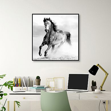 Running Wild Framed Canvas Wall Art