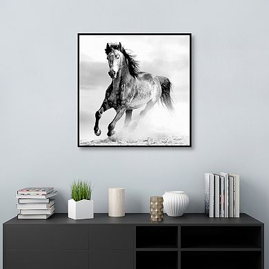 Running Wild Framed Canvas Wall Art