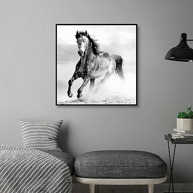 Running Wild Framed Canvas Wall Art