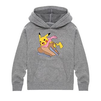 Girls 7-16 Pokemon Sledding Pikachu Graphic Hoodie