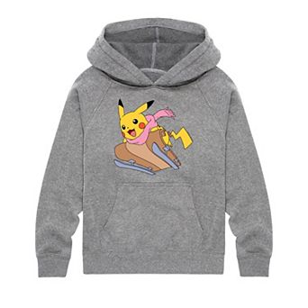 Girls 7-16 Pokemon Sledding Pikachu Graphic Hoodie
