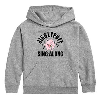 Girls 7-16 Pokemon Jigglypuff Sing-Along Graphic Hoodie
