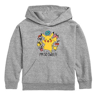 Girls 7-16 Pokemon Pikachu "I'm So Sweet" Graphic Hoodie