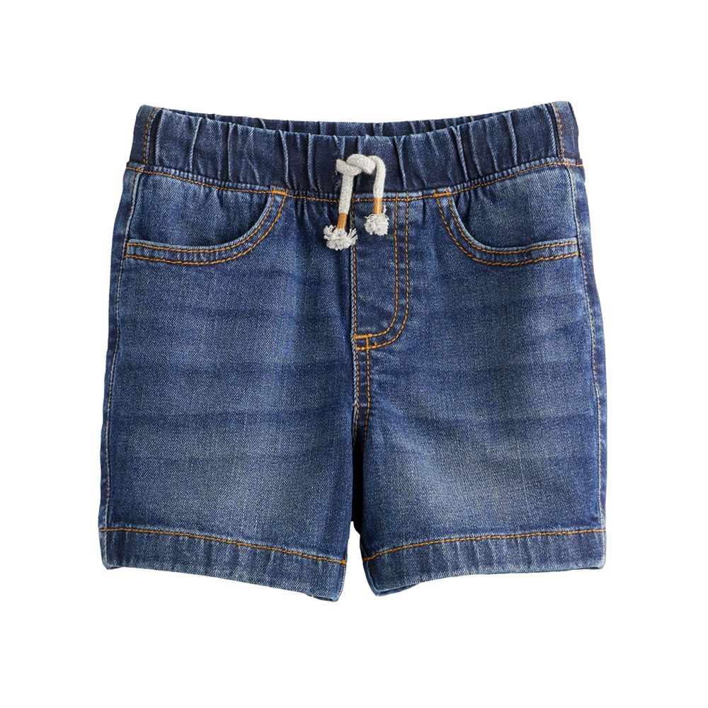 Shorts In jeans Stuff For Baby Boy In Black Color main image 0