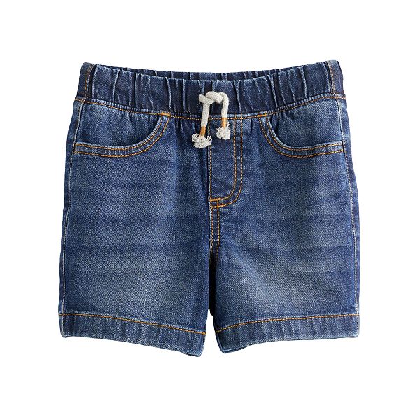 Baby & Toddler Boy Jumping Beans® Denim Pull On Jean Shorts - Medium Wash (18 MONTHS)