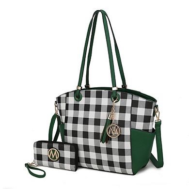 MKF Collection Karlie Tote Bag with Wallet by Mia K - 2 PCS