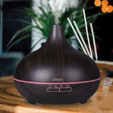 Ultrasonic Essential Oil Diffuser and Humidifier with 7 Color LED lights