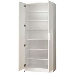 Portsmouth Home 5-Foot Over The Door Storage Rack, White