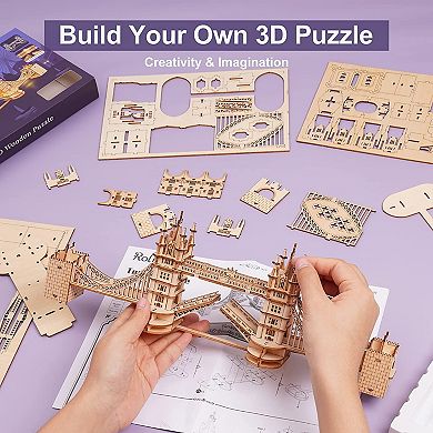 DIY 3D Puzzle - Tower Bridge - 113pcs