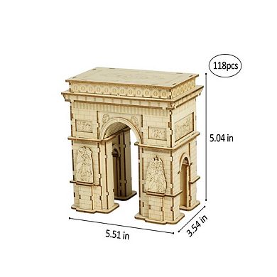 DIY 3D Puzzle - Arc De Triumph - 118pcs