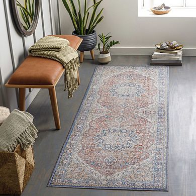 Macy Traditional Washable Area Rug