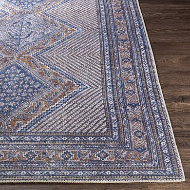 Limmen Traditional Washable Area Rug