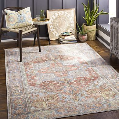 Oak Forest Traditional Washable Area Rug