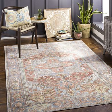 Oak Forest Traditional Washable Area Rug - Livabliss