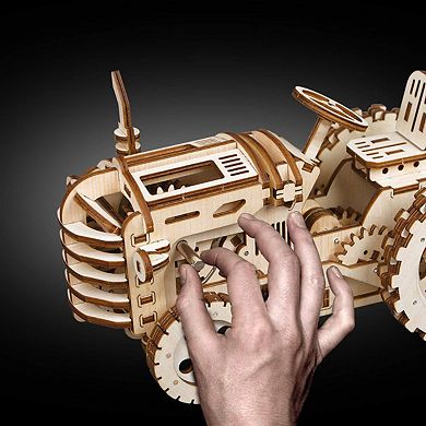 DIY 3D Moving Gears Puzzle - Tractor - 136pcs