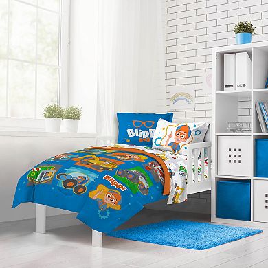 Blippi How Does This Work Toddler Bedding Set
