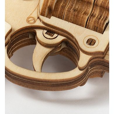 DIY 3D Moving Gears Puzzle - Gun - 102pcs