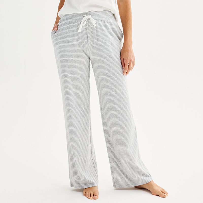 Women's Sonoma Goods For Life® Cotton Modal Open Hem Pajama Pants,
