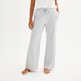 Women's Sonoma Goods For Life® Cotton Modal Open Hem Pajama Pants