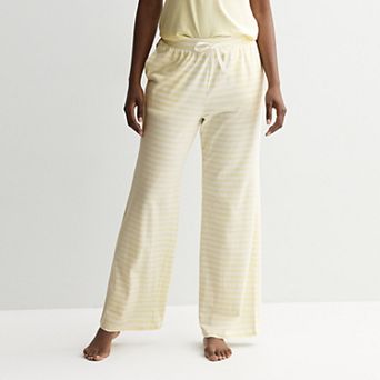 Women's Sonoma Goods For Life® Cotton Modal Open Hem Pajama Pants