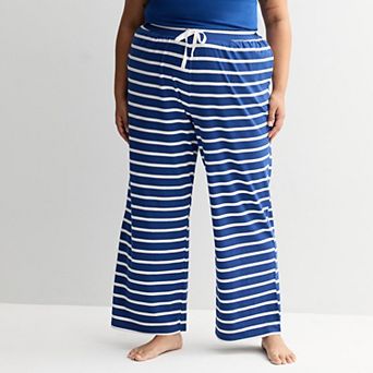 Plus Size Sonoma Goods For Life® Cotton Modal Open Hem Sleep Pants