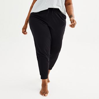 Plus Size Sonoma Goods For Life® Cotton Modal Cuffed Sleep Pants