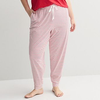 Plus Size Sonoma Goods For Life® Cotton Modal Cuffed Sleep Pants