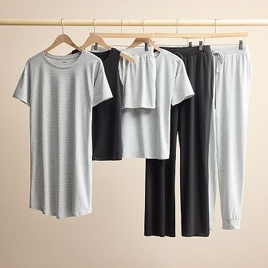 Women's Sonoma Goods For Life® Cotton Modal Cuffed Sleep Pants