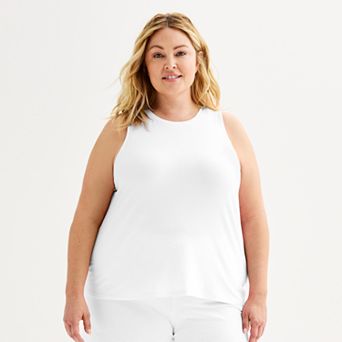 Plus Size Sonoma Goods For Life® Cotton Modal Sleep Tank Top