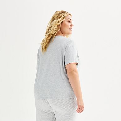 Plus Size Sonoma Goods For Life® Cotton Modal Sleep Tee